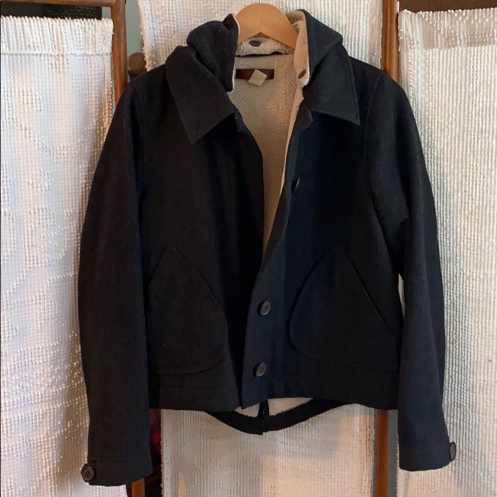 Levis Wool Hooded Jacket